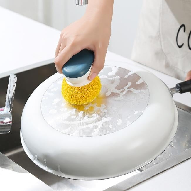 Transform Your Cleaning Routine with the Nano Cleaning Ball Kitchen Wire-free Nano Dish Brush
